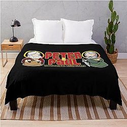 Peter and Paul. The Original Rock Stars Throw Blanket