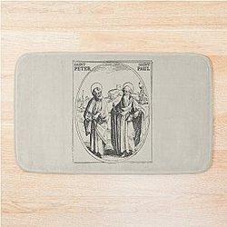Saints Peter and Paul Catholic Feast Day Keys to the Kingdom   Bath Mat