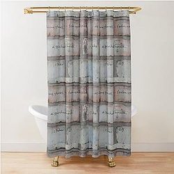 1 Peter 2:5, living stones Shower Curtain
