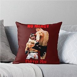 Petr Yan - No Mercy MMA Throw Pillow