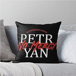 Petr Yan No Mercy Throw Pillow