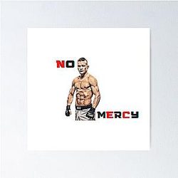 Petr Yan No Mercy MMA Fighter Poster
