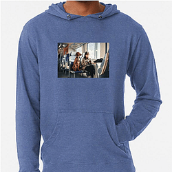 Police Dog Pets On A Train Hoodies