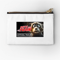 Runaway Chaos Pets On A Train Zipper Pouches