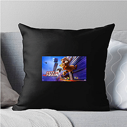 Heroic Paws Pets On A Train Pillows Cover