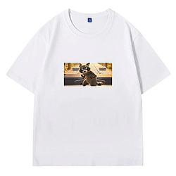 Raccoon Rogue Pets On A Train T-Shirts