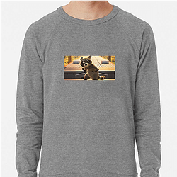 Raccoon Rogue Pets On A Train Sweatshirts