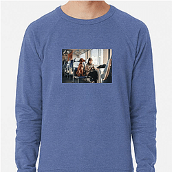 Police Dog Pets On A Train Sweatshirts