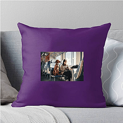 Police Dog Pets On A Train Pillows Cover