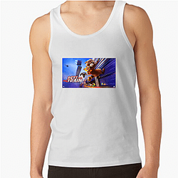 Heroic Paws Pets On A Train Tank Tops