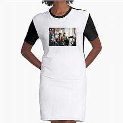 Police Dog Pets On A Train Dresses