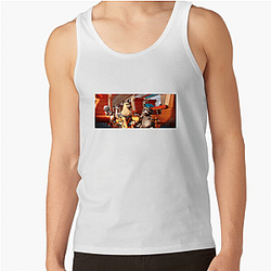 High Stakes Pets On A Train Tank Tops