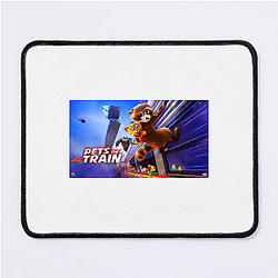 Heroic Paws Pets On A Train Mouse Pads