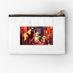 Train Adventure Pets On A Train Zipper Pouches