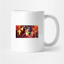 Train Adventure Pets On A Train Mugs
