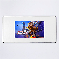 Heroic Paws Pets On A Train Mouse Pads