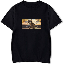 Raccoon Rogue Pets On A Train T-Shirts