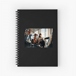 Police Dog Pets On A Train Notebook