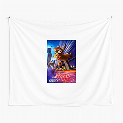 Animal Heist Pets On A Train Tapestries