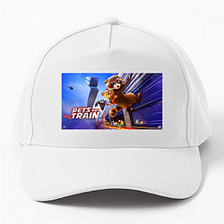 Heroic Paws Pets On A Train Hats & Caps