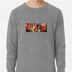 High Stakes Pets On A Train Sweatshirts