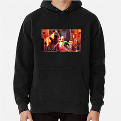 Train Adventure Pets On A Train Hoodies