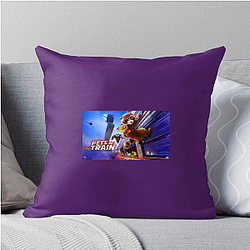 Heroic Paws Pets On A Train Pillows Cover