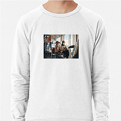Police Dog Pets On A Train Sweatshirts