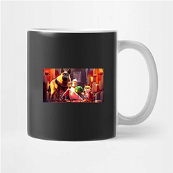 Train Adventure Pets On A Train Mugs