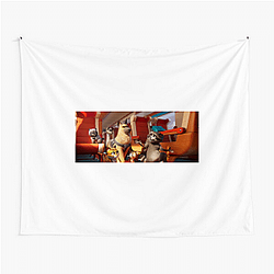 High Stakes Pets On A Train Tapestries