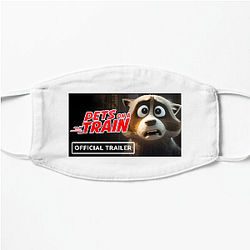 Runaway Chaos Pets On A Train Face Masks