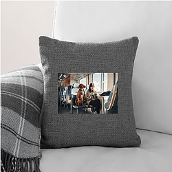 Police Dog Pets On A Train Pillows Cover
