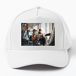 Police Dog Pets On A Train Hats & Caps