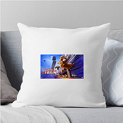 Heroic Paws Pets On A Train Pillows Cover