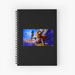 Heroic Paws Pets On A Train Notebook