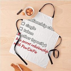 Pewdiepie Relationship  Apron Premium Merch Store