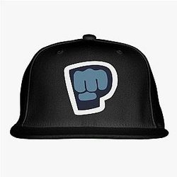 PewDiePie Hats - PewDiePie Smash Logo Snapback Hat