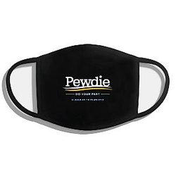 PewDiePie Merch NEW RELEASE - Subcribe Logo Face Mask