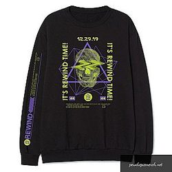 PewDiePie Sweatshirts - Green Text PewDiePie Sweatshirt