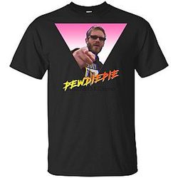 PewDiePie T-Shirts - PewDiePie Retro For Men-Women T-Shirt