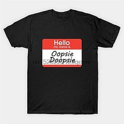 PewDiePie T-Shirts - PewDiePie hello my name is Oopsie Doopsie T-shirt