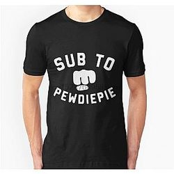 PewDiePie T-Shirts - PewDiePie Printed Top black T-Shirt
