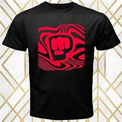 PewDiePie T-Shirts - PewDiePie Brofist Wall Logo Black T-Shirt
