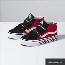 PewDiePie Shoes - Kids Logo Pop SK8-Mid Shoes