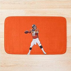 Peyton Manning Denver Broncos Throw Mat