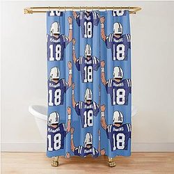 Peyton Manning Celebration Shower Curtain