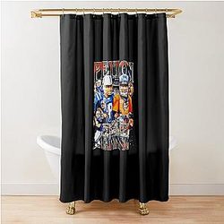 Peyton Manning Vintage Shower Curtain