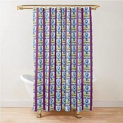 Peyton Manning Football Legend Art Shower Curtain