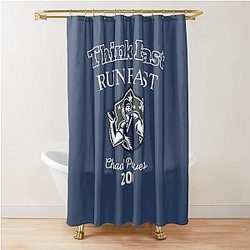 Peyton Manning Chad Powers Think Fast Shower Curtain