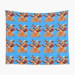 Peyton Manning Denver Broncos Tapestry